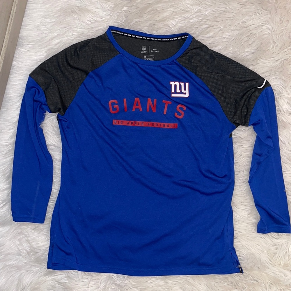 Nike Dri-fit Team Apparel NY Giants long sleeve shirt Size Large